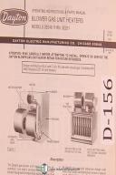 Dayton Blower Gas Unit Heaters, Models 3E248 thru 3E251, Operation & Parts Manua
